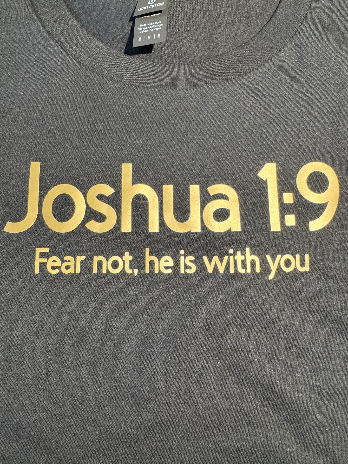 Short Sleeve Joshua 1:9 Shirt