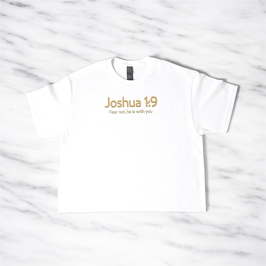 Short Sleeve Joshua 1:9 Shirt