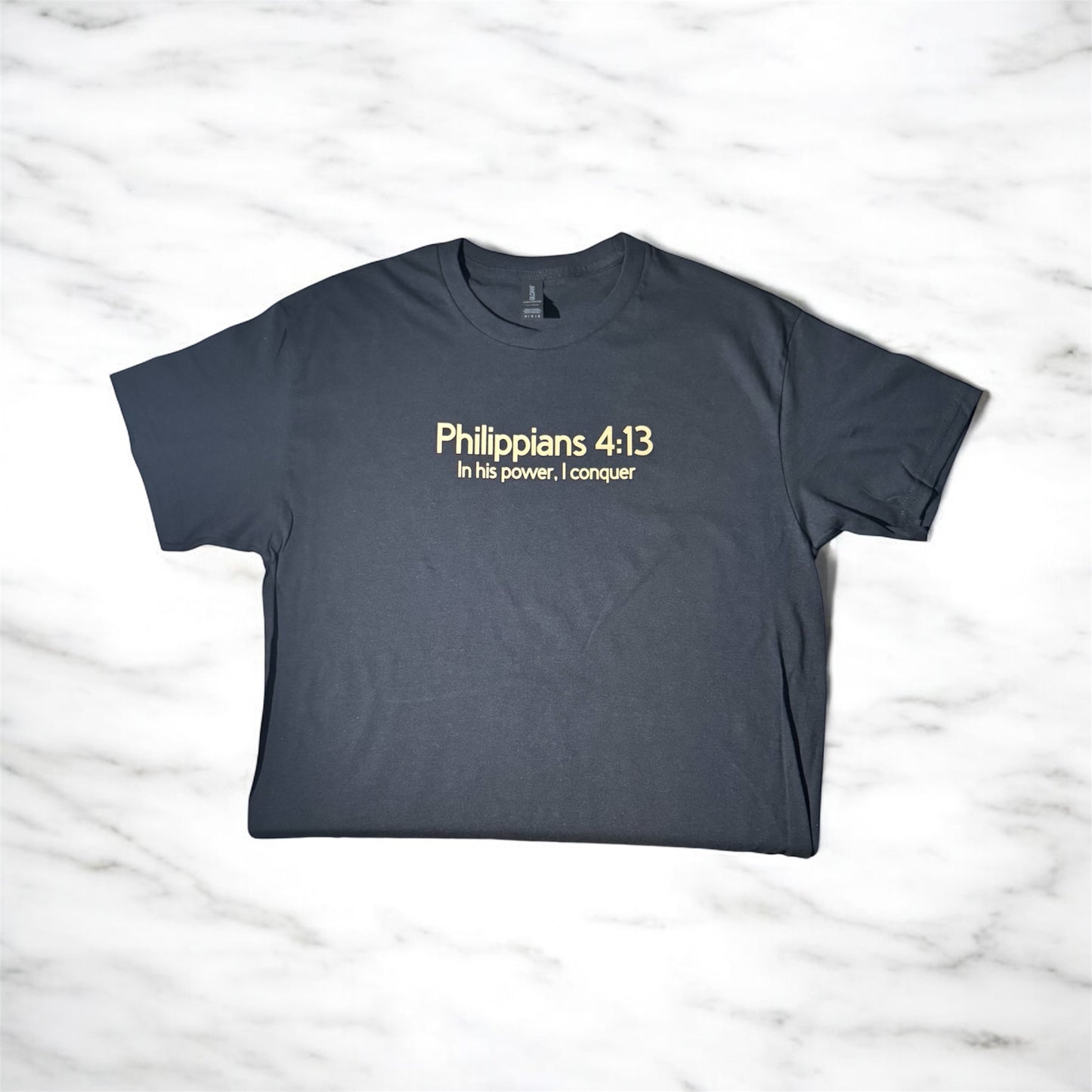 Short Sleeve Phillipians 4:13 Shirt