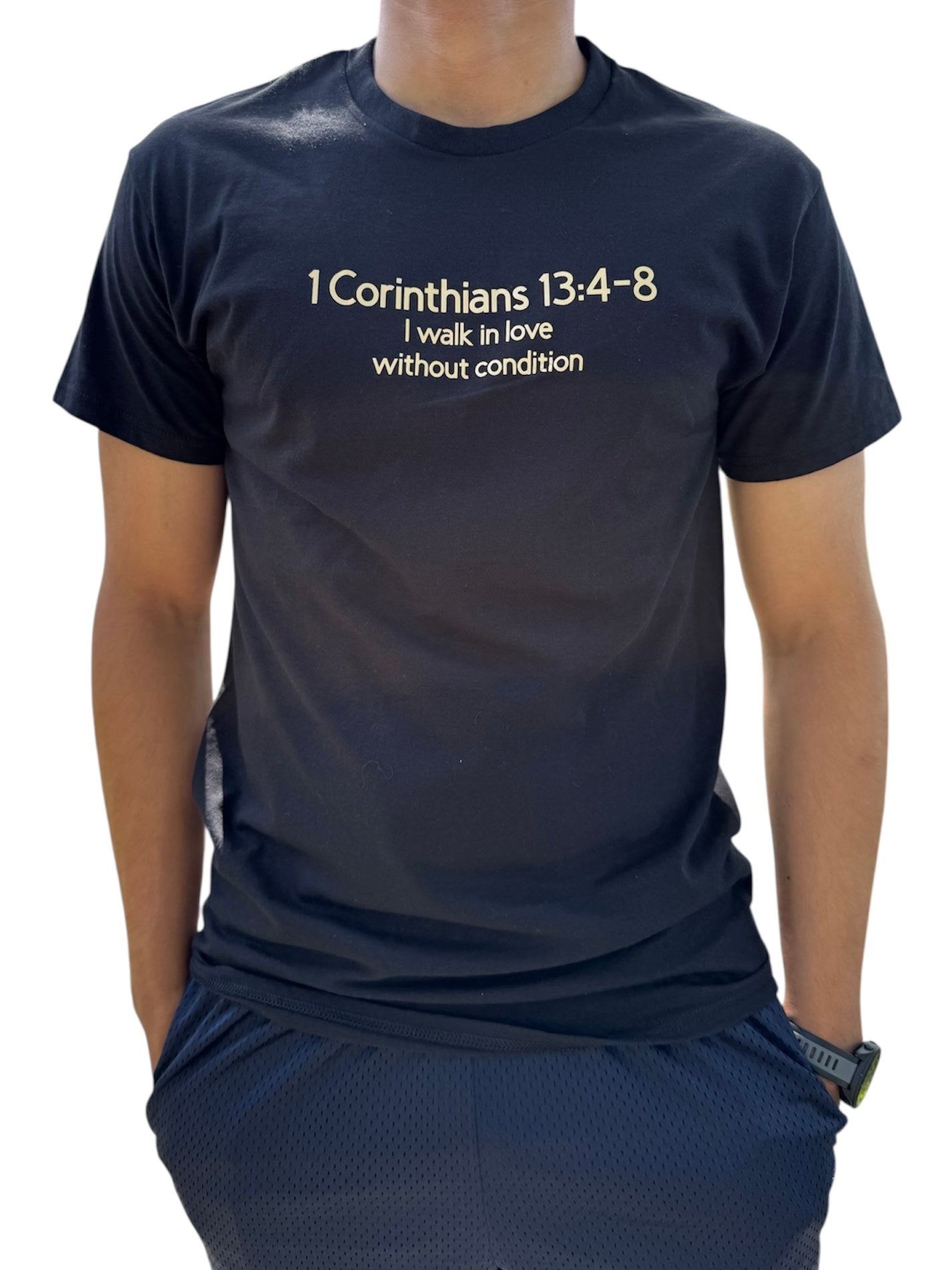Short Sleeve 1 Corinthians 13:4-8 Shirt