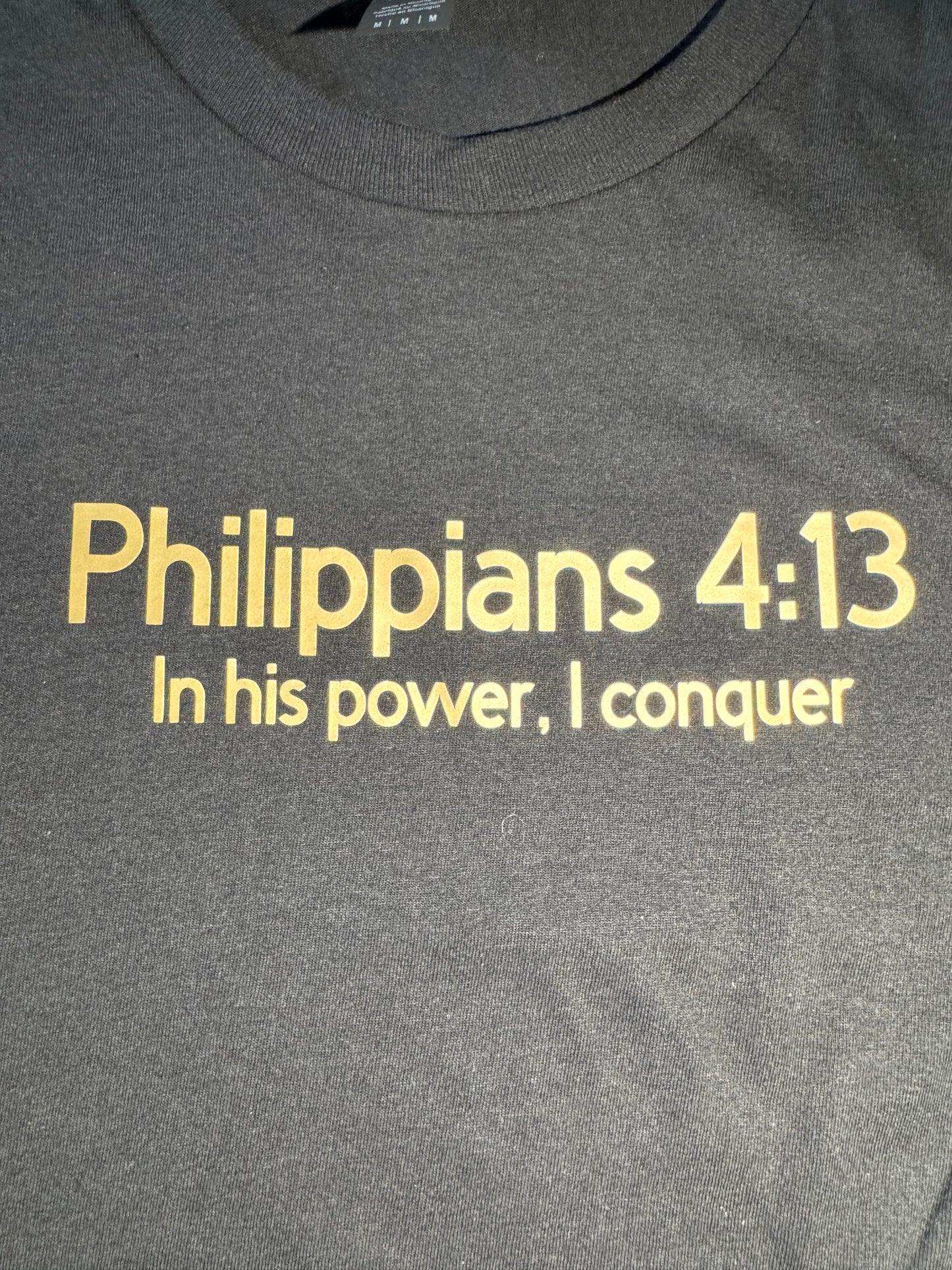 Short Sleeve Phillipians 4:13 Shirt