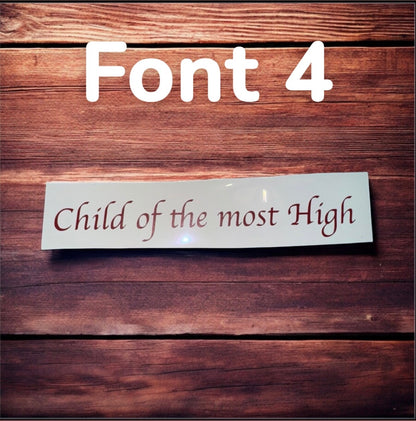 Customizable Decals (3 count)
