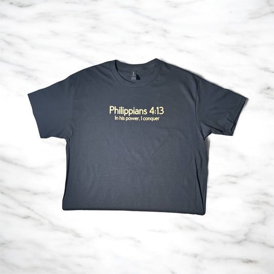 Short Sleeve Phillipians 4:13 Shirt