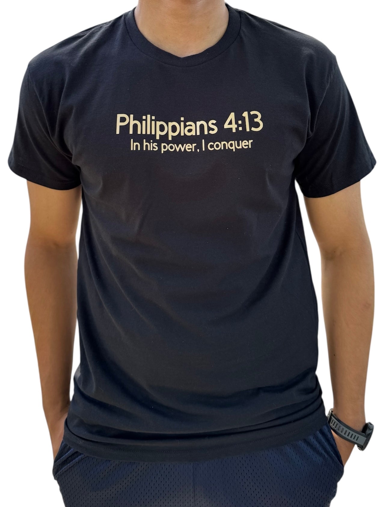 Short Sleeve Phillipians 4:13 Shirt