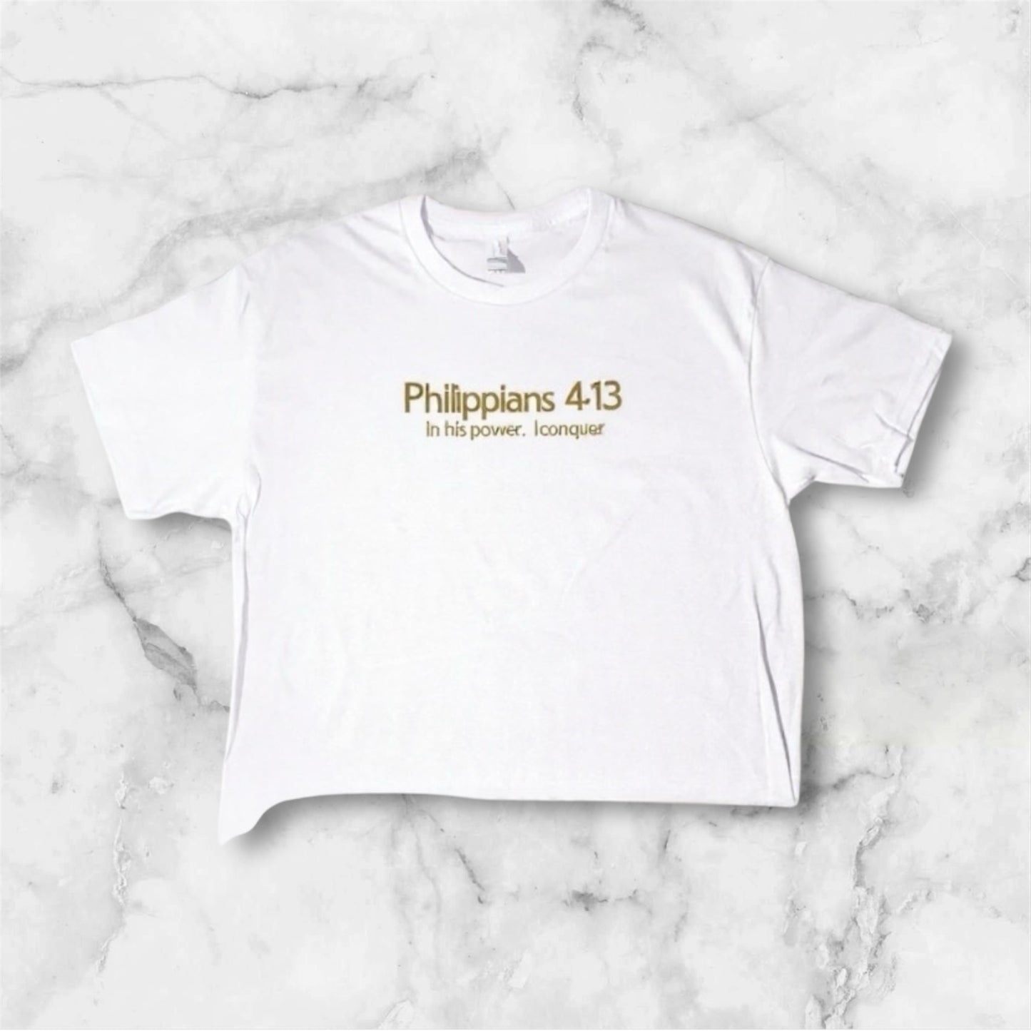 Short Sleeve Phillipians 4:13 Shirt
